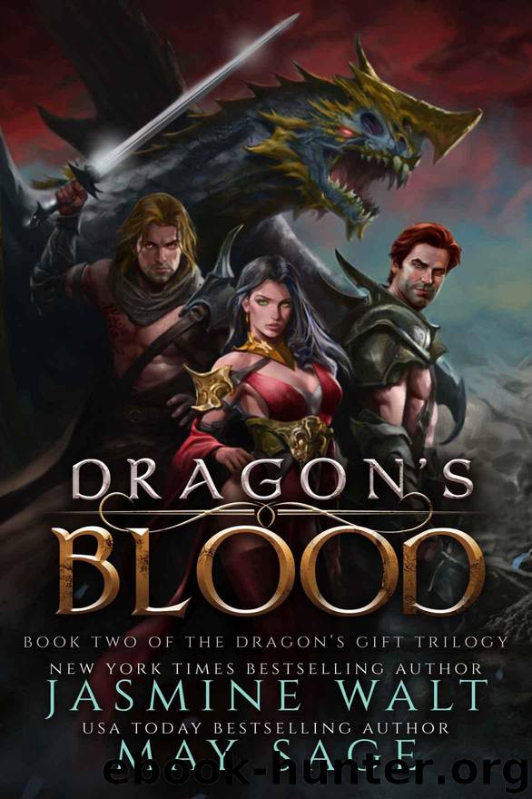 Dragon's Blood: a Reverse Harem Fantasy Romance (The Dragon's Gift Trilogy Book 2) by Walt Jasmine & Sage May