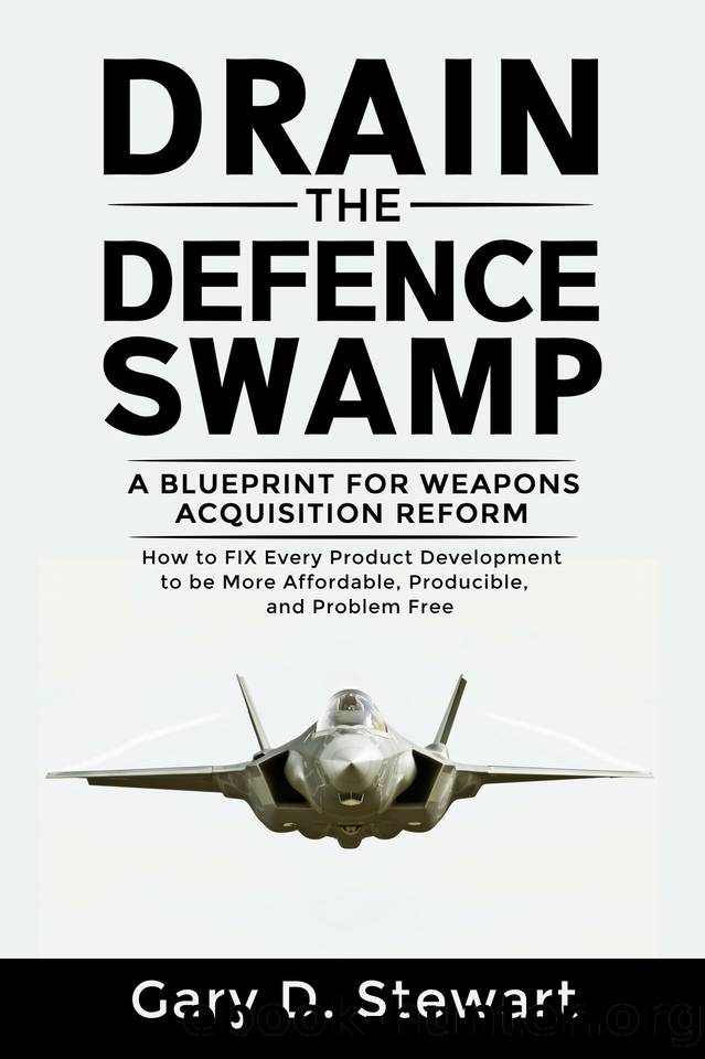 Drain the Defence Swamp: A Blueprint for Weapons Acquisition Reform - How to FIX every Product Development to be more Affordable, Producible and Problem-Free (Drain the Swamp Series Book 1) by Stewart Gary D