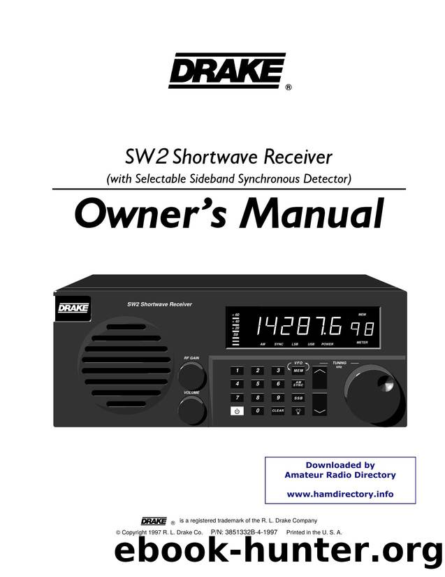 Drake - SW2 User manual by Unknown