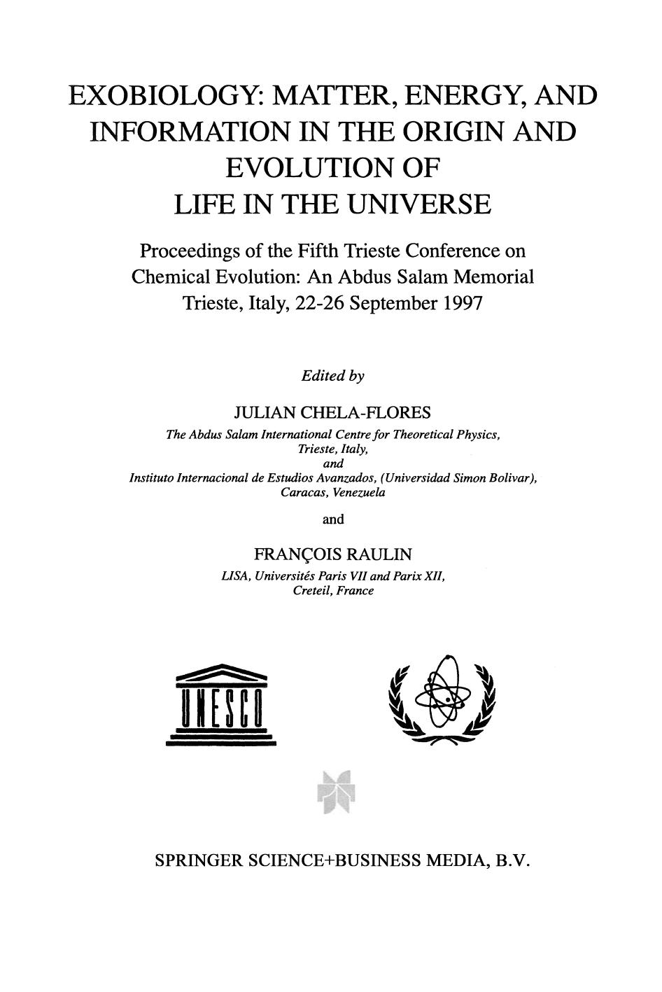 Drake, Frank by The Search for Intelligent Life in the Universe (1998)