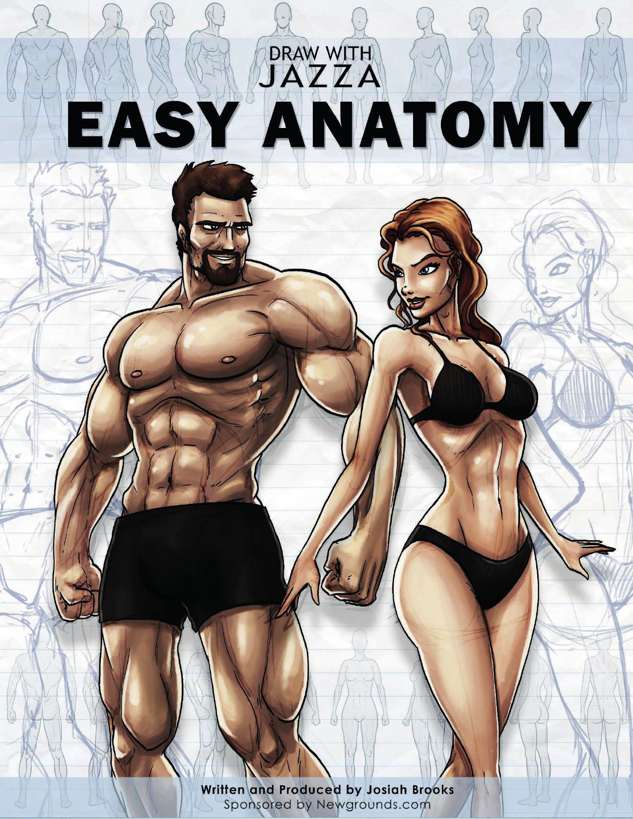 Draw With Jazza Easy Anatomy by Josiah Brooks Jazza