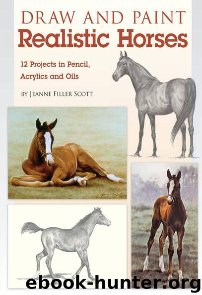 Draw and Paint Realistic Horses: Projects in Pencil, Acrylics and Oills by Scott Jeanne Filler