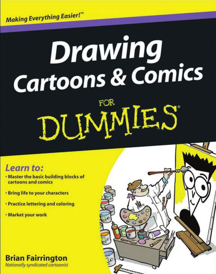 Drawing Cartoons & Comics for Dummies by Fairrington Brian