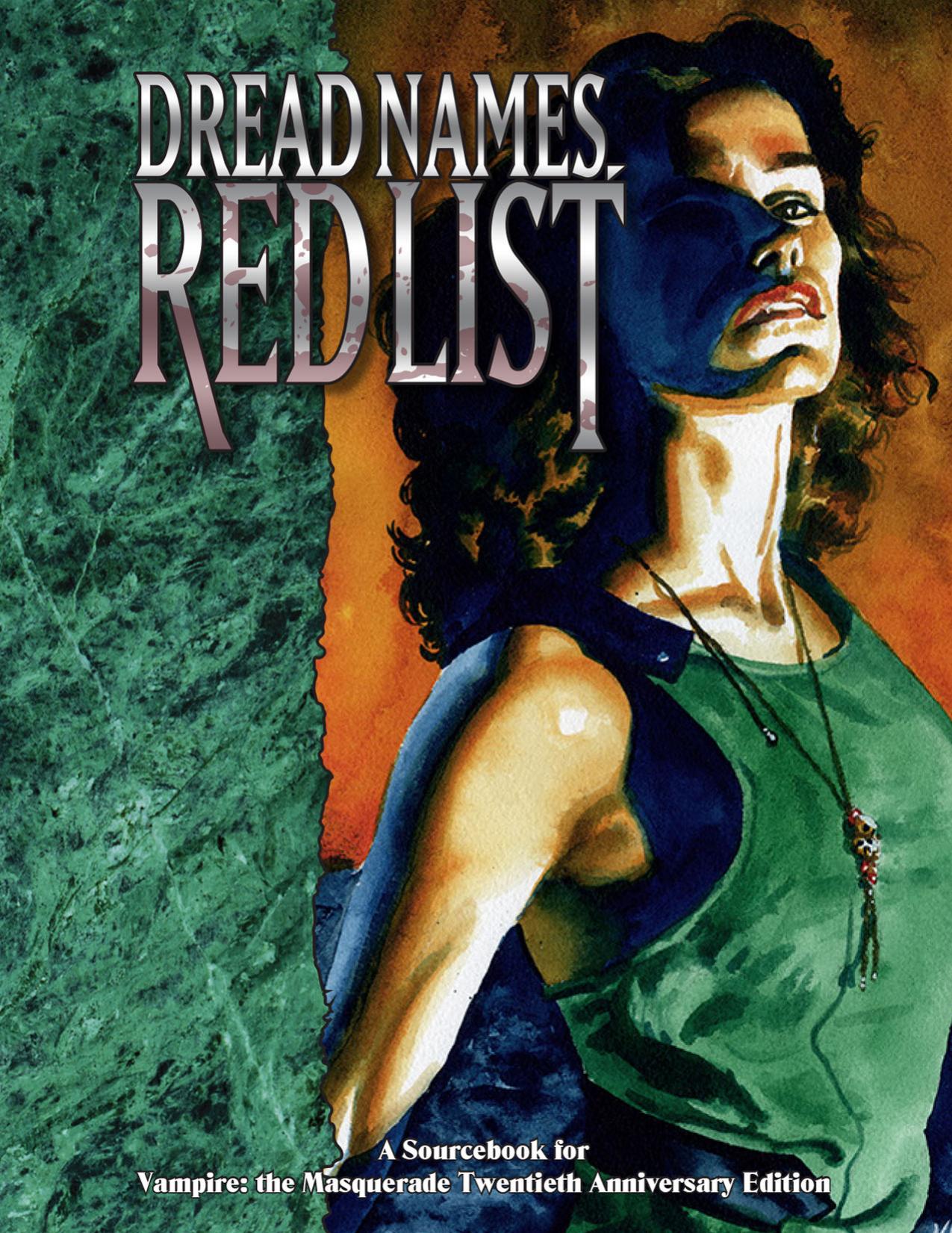 Dread Names, Red List (20th edition) by Unknown