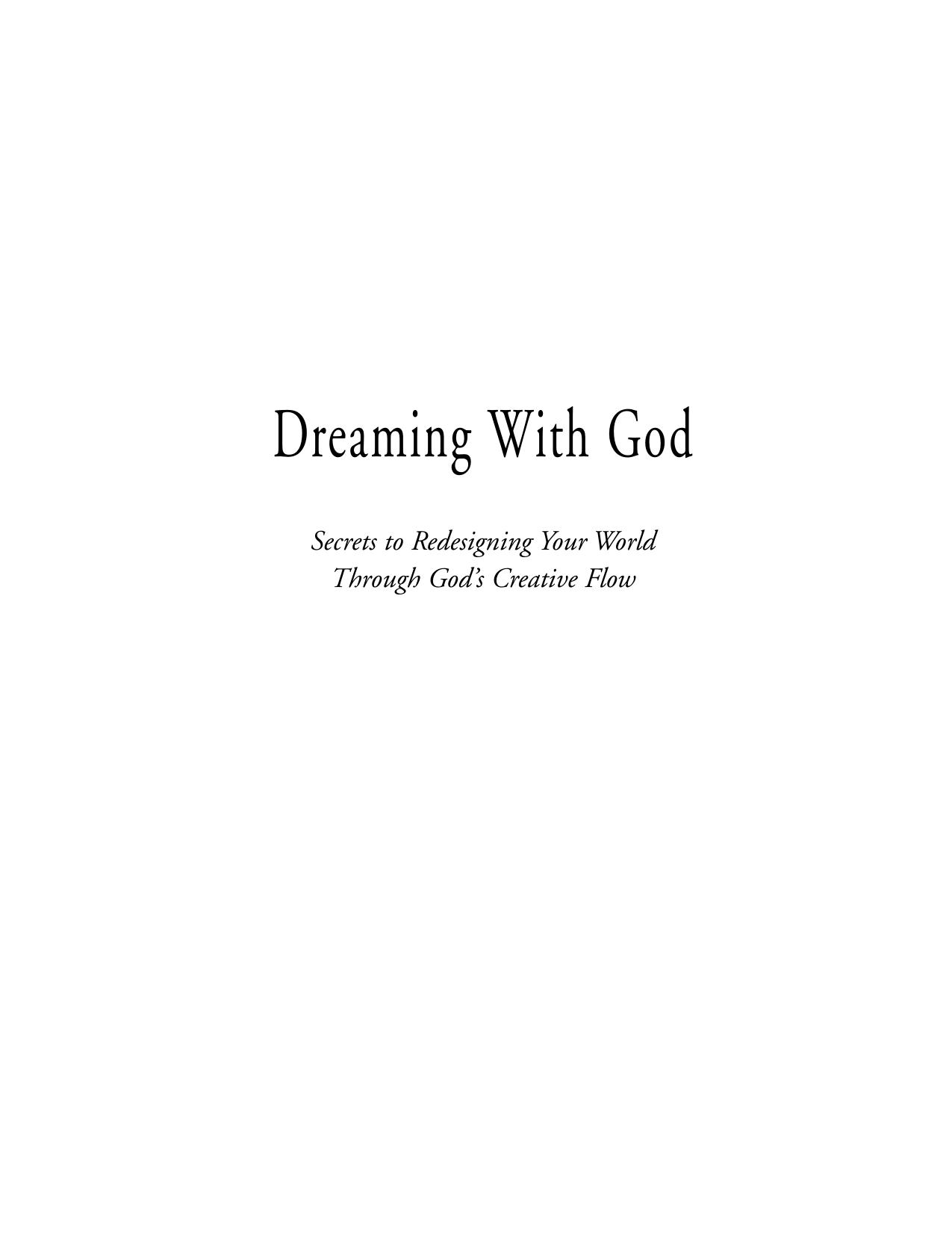 Dreaming with God by Bill Johnson