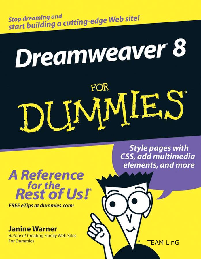 Dreamweaver 8 For Dummies by Janine Warner
