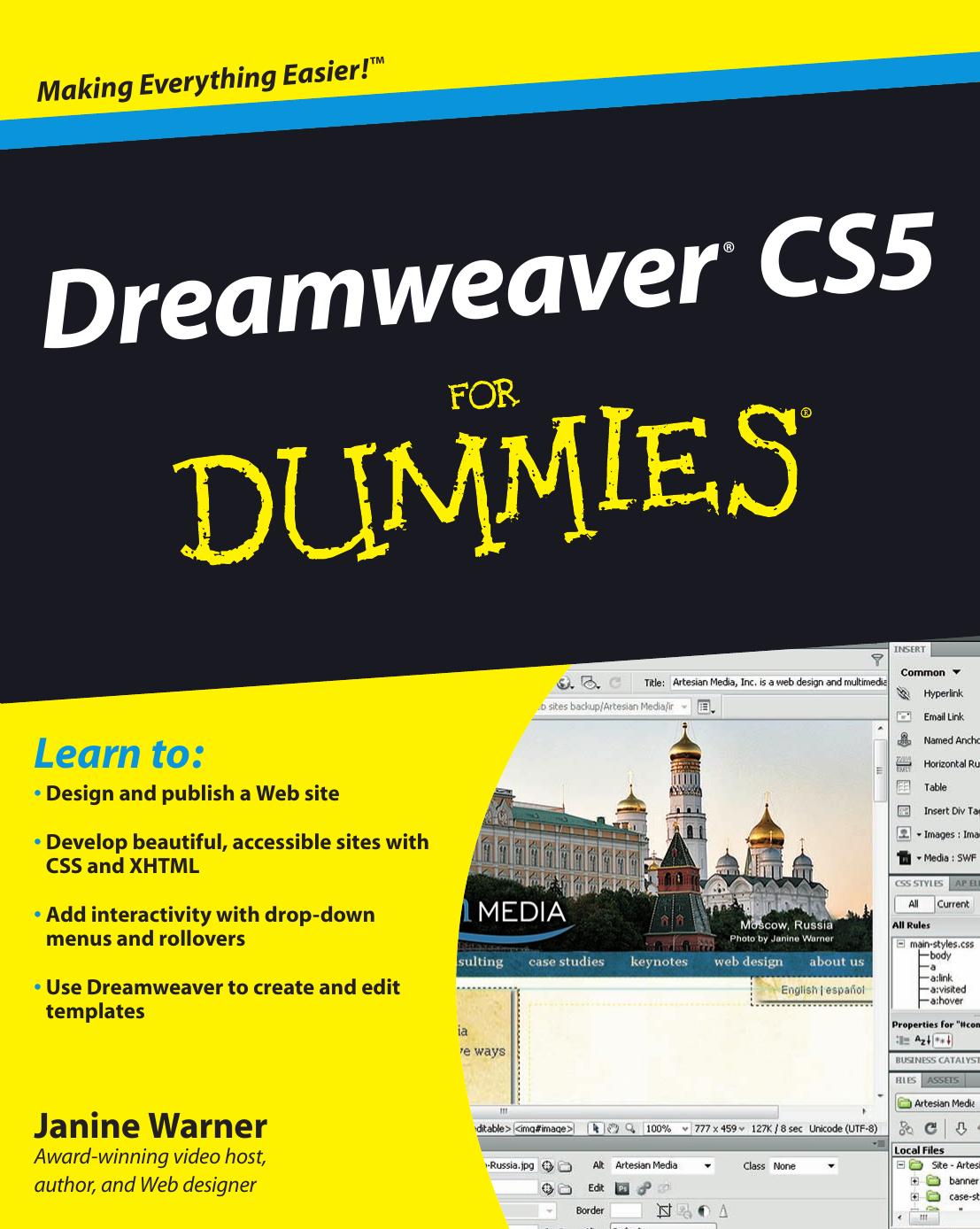 Dreamweaver CS5 For Dummies by Janine Warner