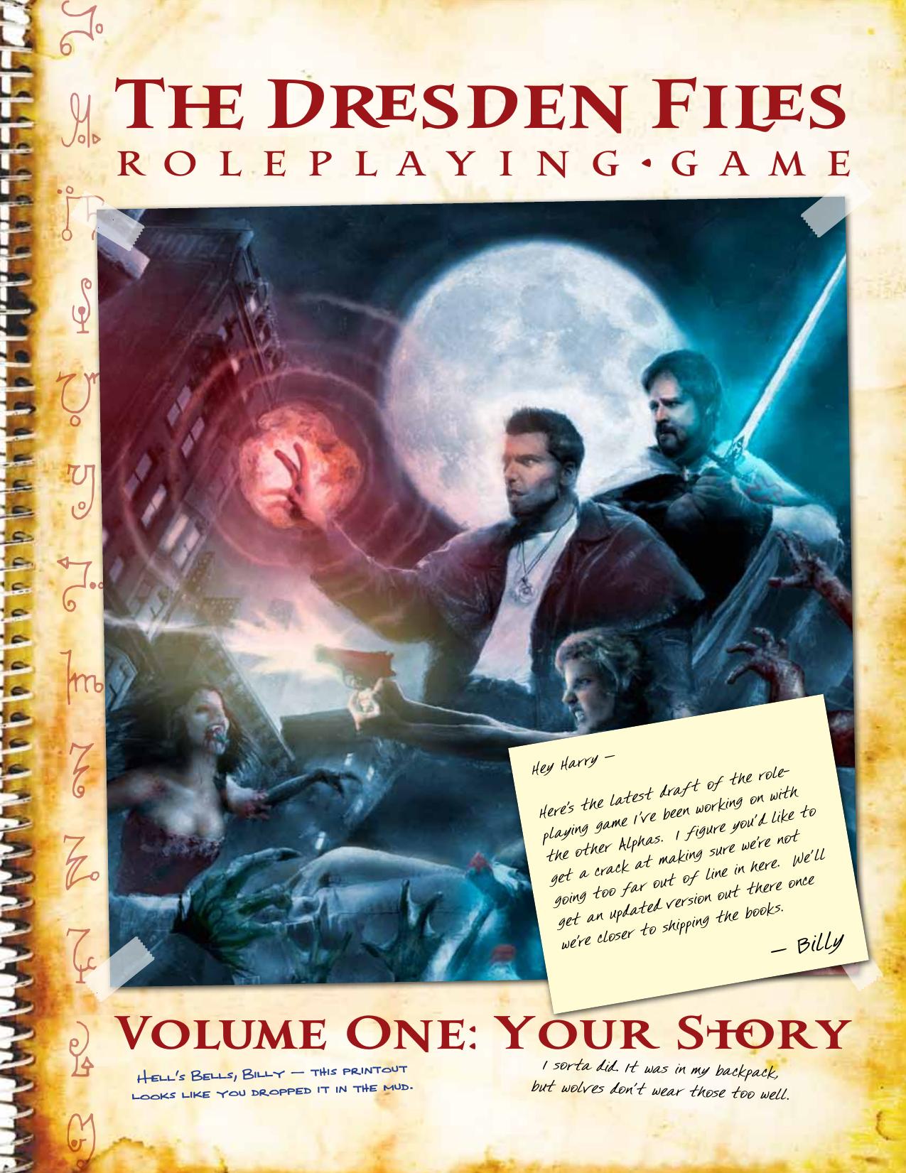 Dresden Files RPG - Core Vol 1 by Your Story (Preorder)