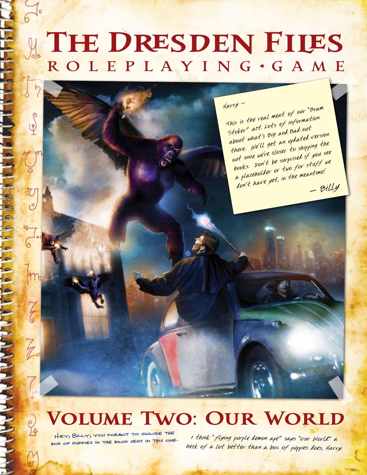 Dresden Files RPG - Core Vol 2 by Our World (Preorder)