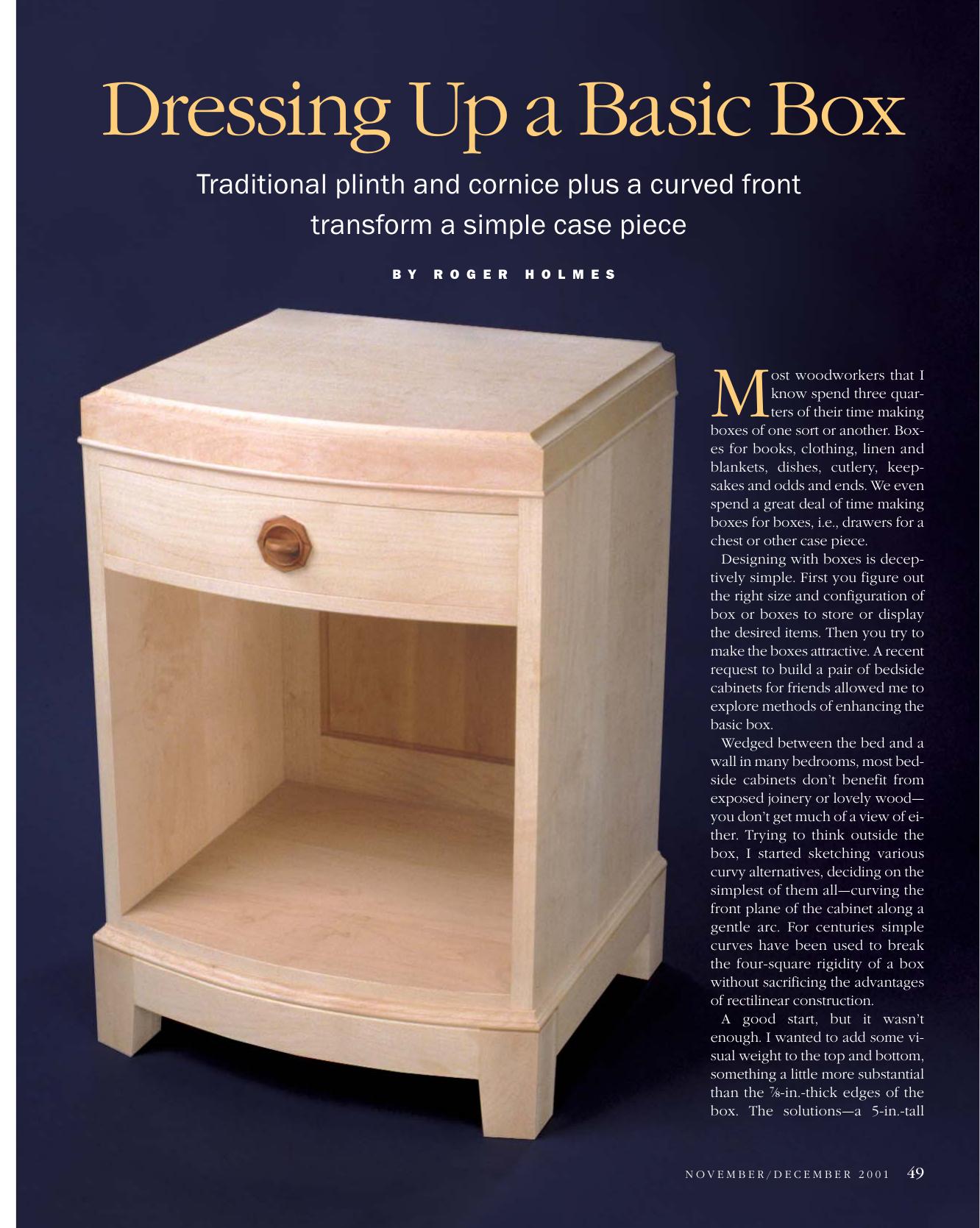 Dressing Up a Basic Box by Roger Holmes