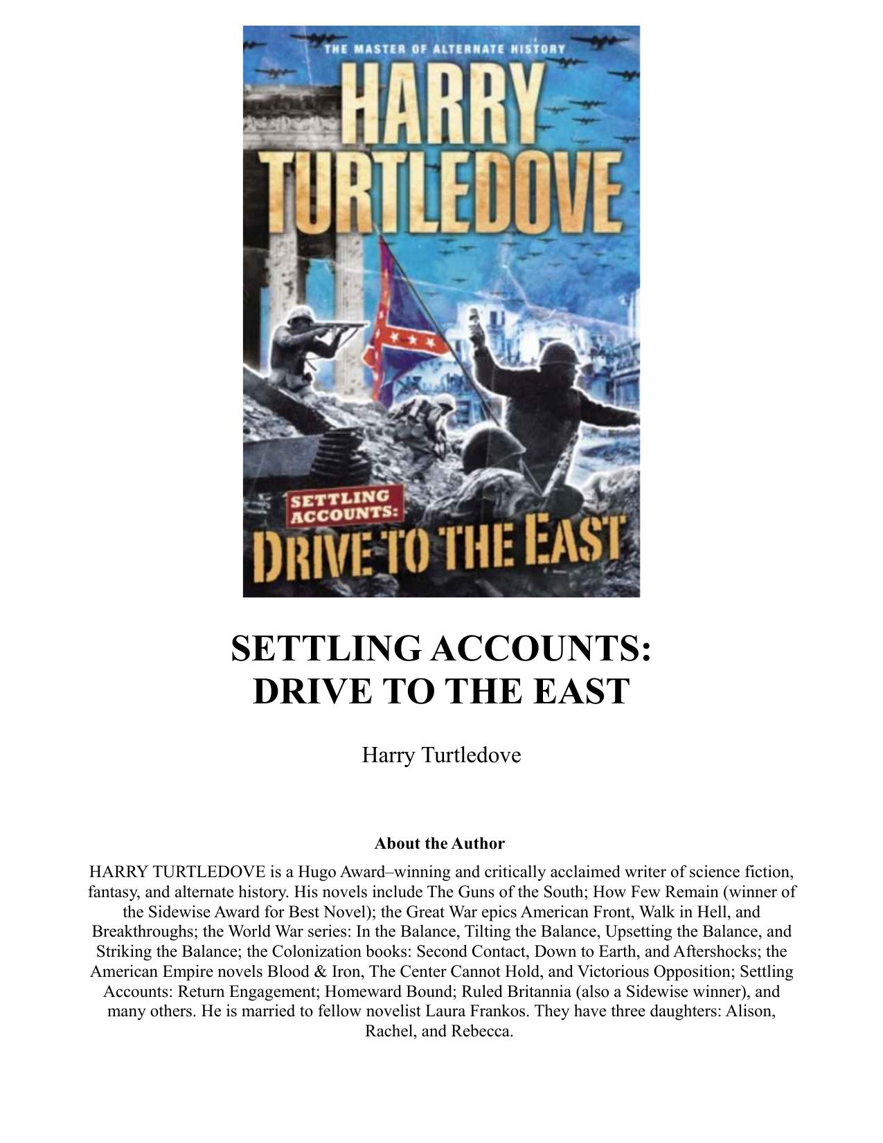 Drive to the East by Harry Turtledove