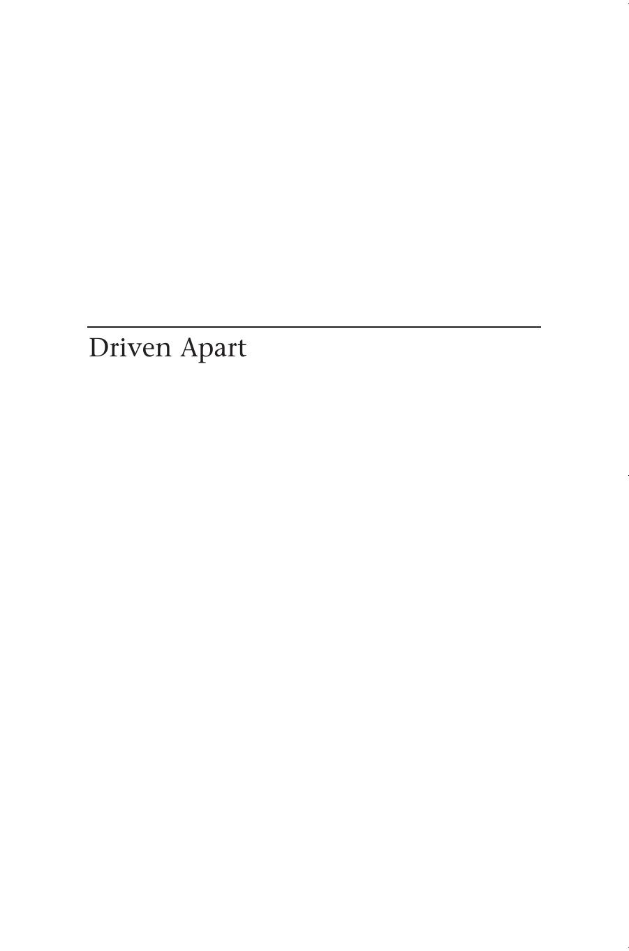 Driven Apart : Women's Employment Equality and Child Care in Canadian Public Policy by Annis May Timpson