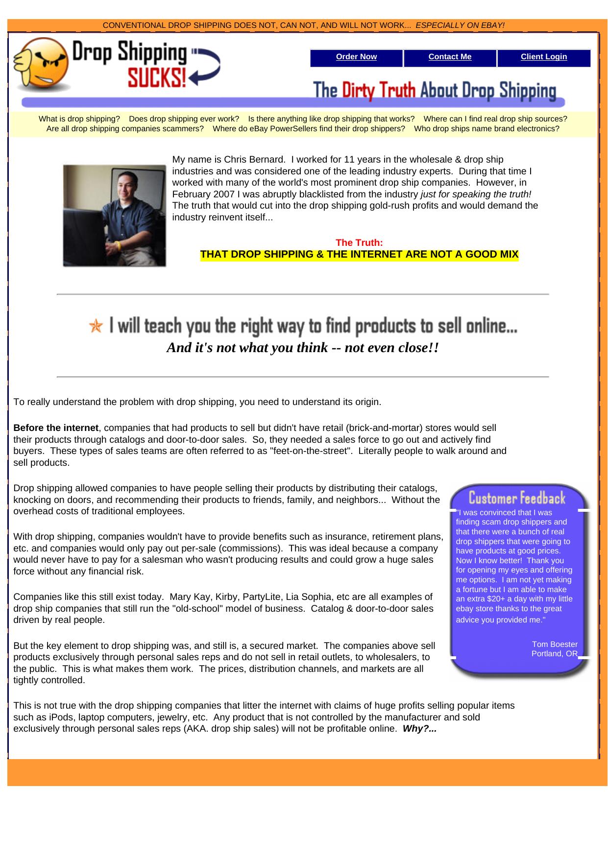 Drop Shipping Sucks - Dont Kill Your eBay(R) Business. by Best of Kuszter's Collection
