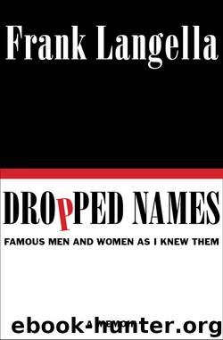 Dropped Names by Frank Langella