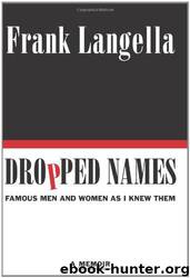 Dropped Names: Famous Men and Women as I Knew Them by Frank Langella