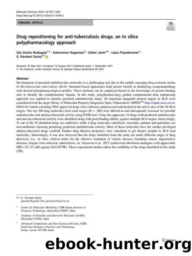 Drug repositioning for anti-tuberculosis drugs: an in silico polypharmacology approach by unknow