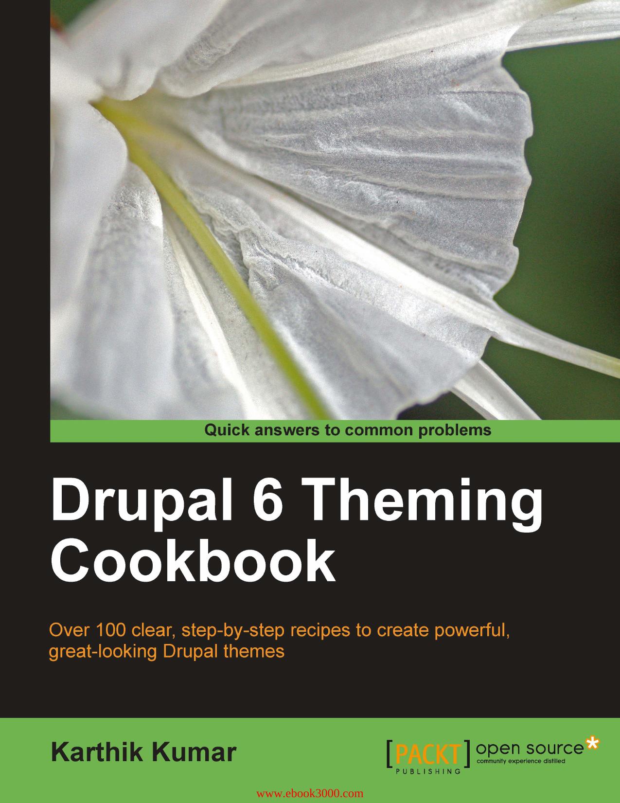 Drupal 6 Theming Cookbook by Unknow