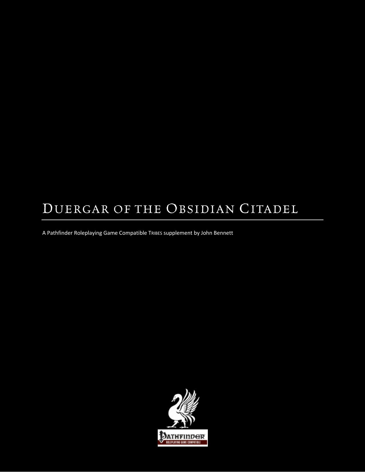 Duergar of the Obsidian Citadel by Unknown