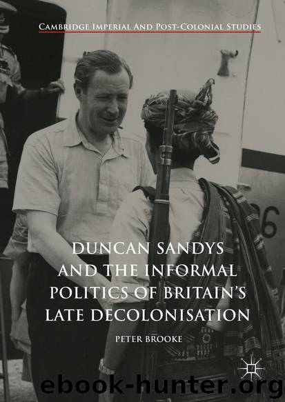 Duncan Sandys and the Informal Politics of Britain’s Late Decolonisation by Peter Brooke