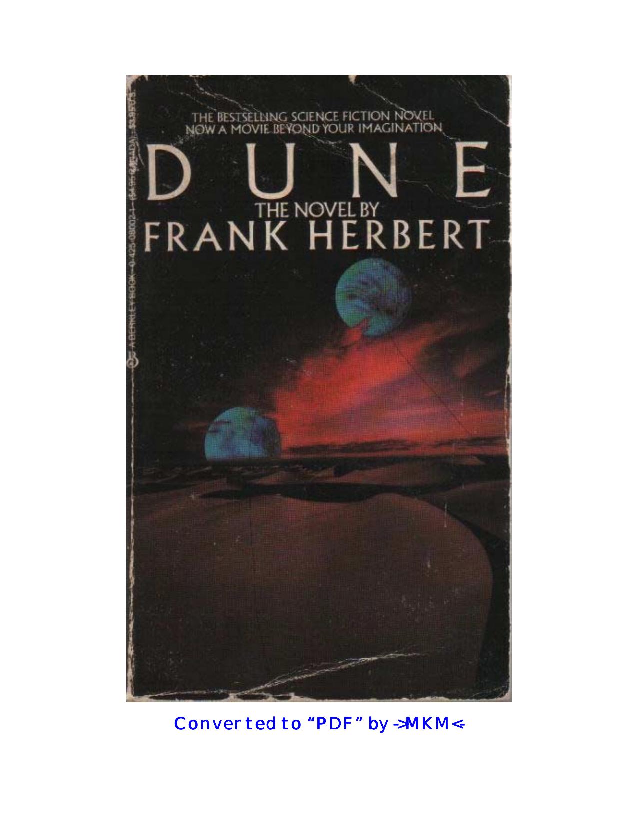 Dune by Wolff King Morrow