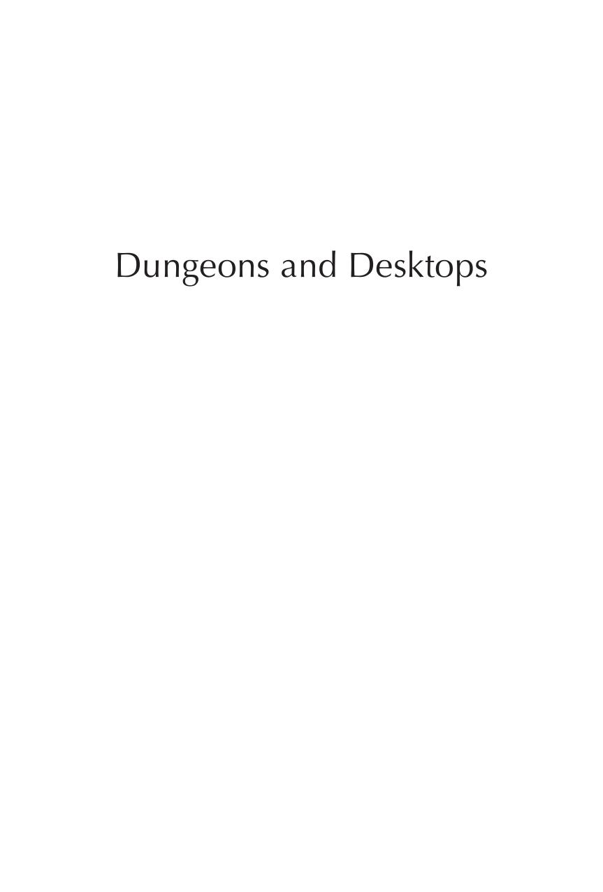 Dungeons and Desktops: The History of Computer Role-Playing Games by Matt Barton