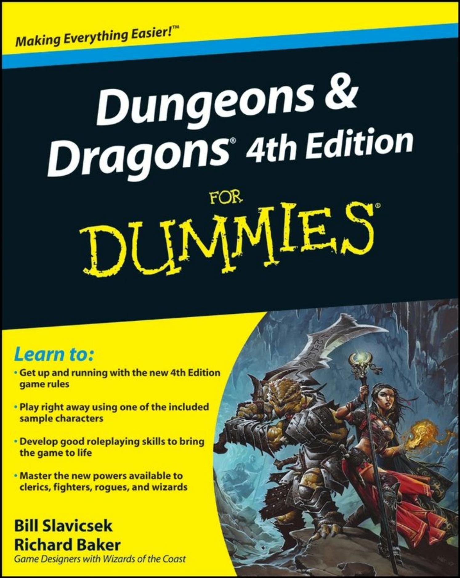 Dungeons and Dragons For Dummies by Bill Slavicsek Richard Baker Mike Mearls
