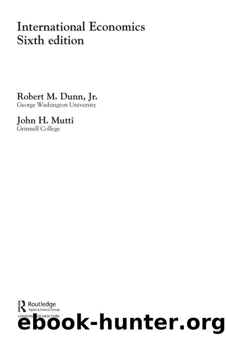 Dunn by International Economics 6e