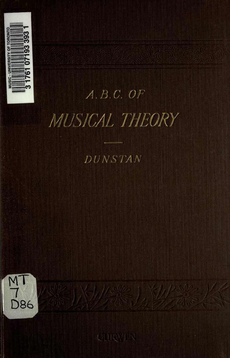 Dunstan-ABC Of Musical Theory by Unknown