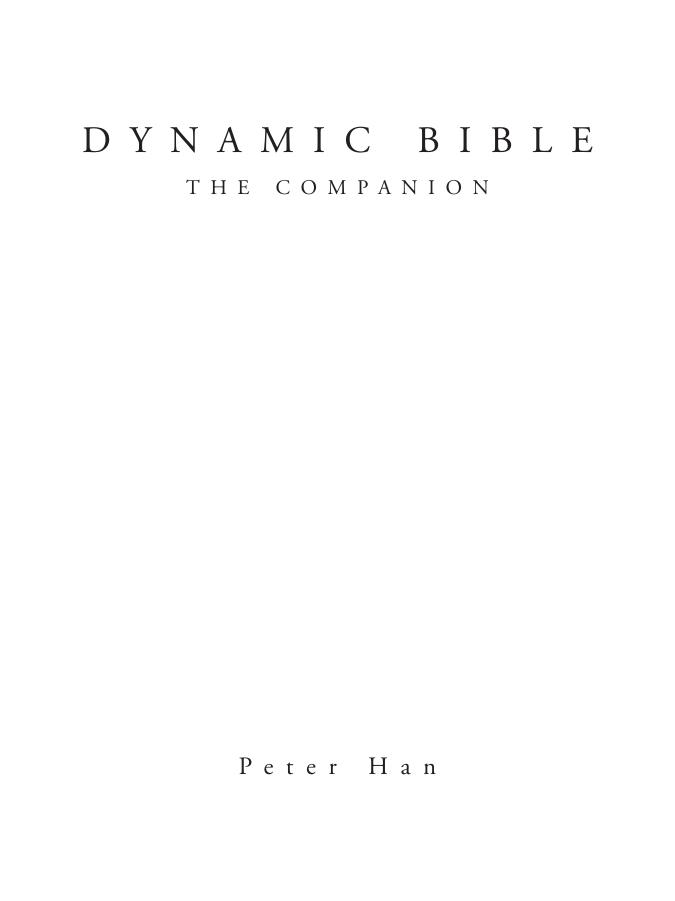 Dynamic Bible Companion by Peter Han