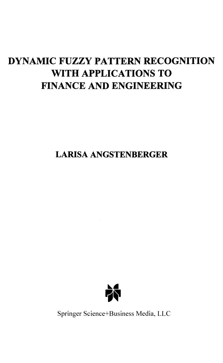 Dynamic Fuzzy Pattern Recognition with Applications to Finance and Engineering by Larisa Angstenberger