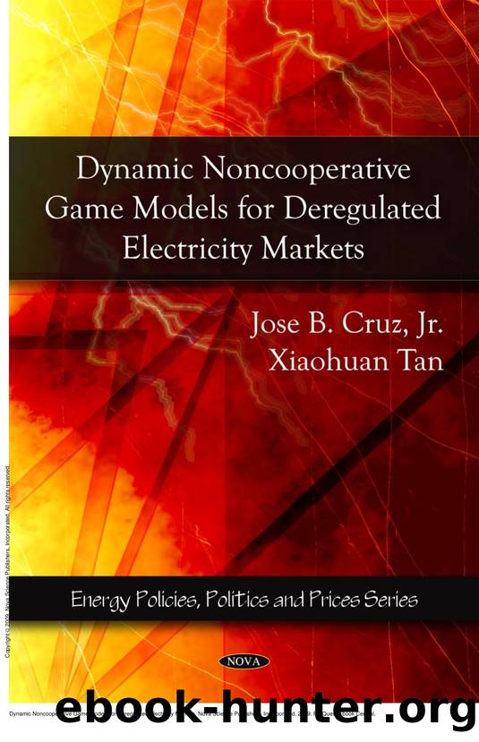 Dynamic Noncooperative Game Models for Deregulated Electricity Markets by Jose B. Cruz; Xiaohuan Tan