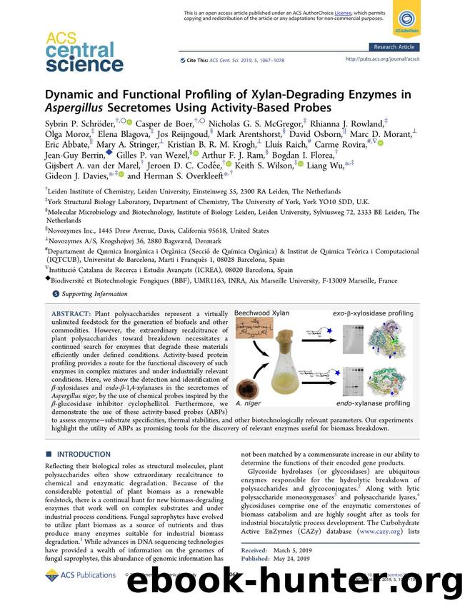 Dynamic and Functional Profiling of Xylan-Degrading Enzymes in Aspergillus Secretomes Using Activity-Based Probes by unknow