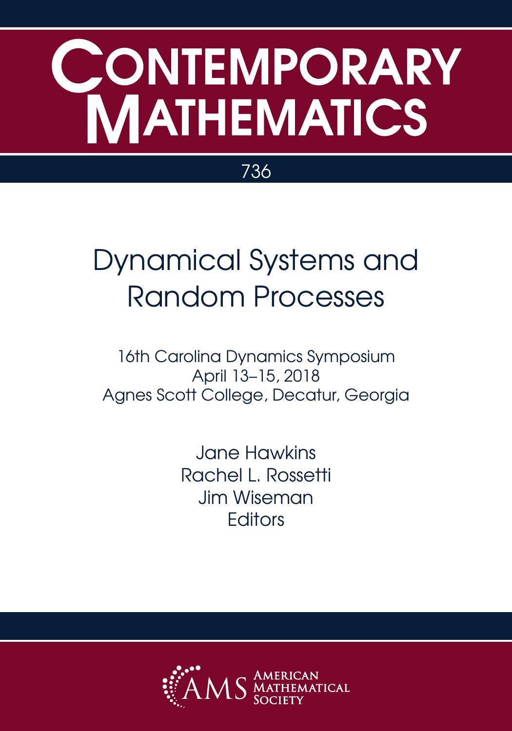 Dynamical Systems and Random Processes by Jane Hawkins; Rachel L. Rossetti; Jim Wiseman