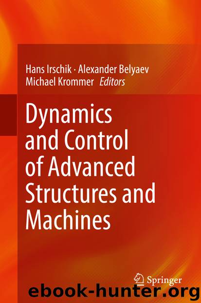 Dynamics and Control of Advanced Structures and Machines by Hans Irschik Alexander Belyaev & Michael Krommer