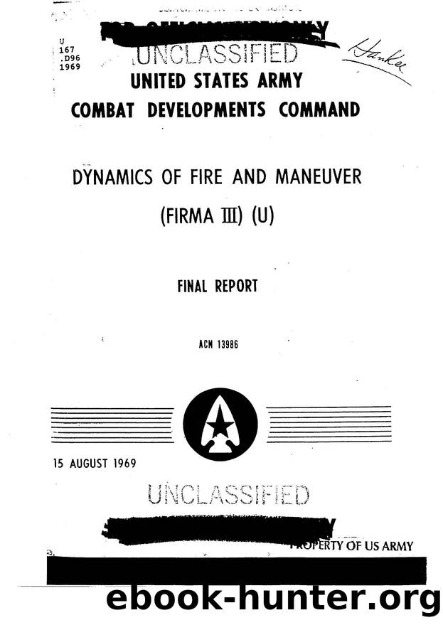 Dynamics of fire and maneuver by Unknown