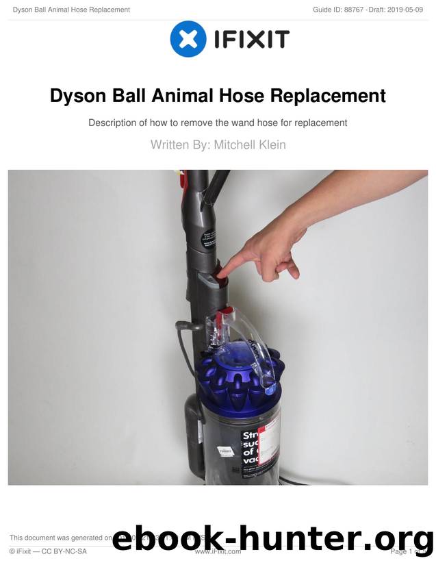 Dyson Ball Animal Hose Replacement by Unknown