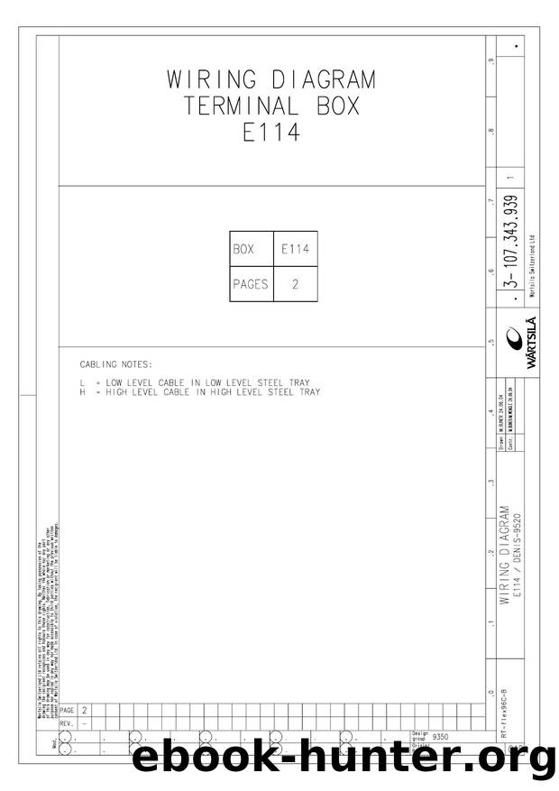 E 114 Water Separator Levelswitches 343.939 by Unknown