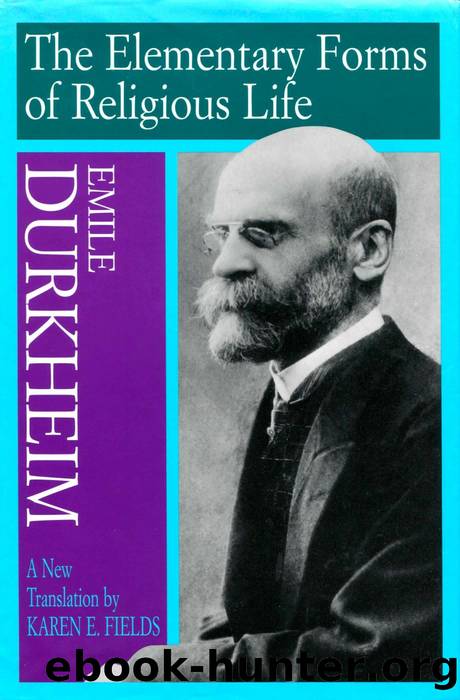 EÌmile Durkheim-The Elementary Forms of Religious Life-Free Press (1995) by Unknown