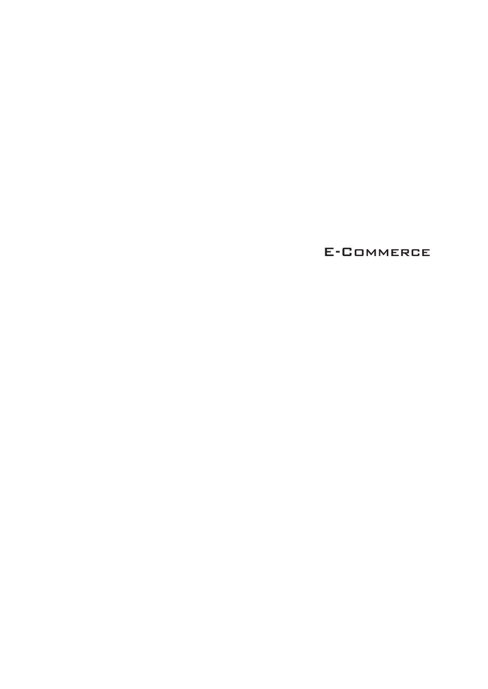 E-Commerce by Unknown