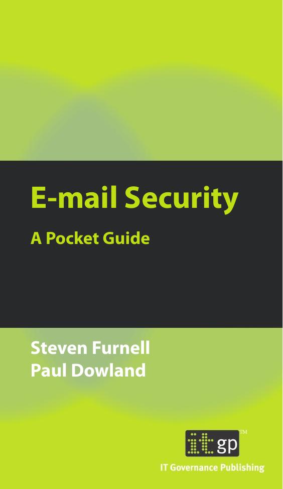 E-mail Security: A Pocket Guide by Unknown