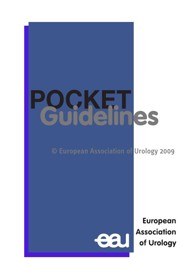 EAU Urological Pocket Guidelines by Babjuk M. Oosterlinck W. Sylvester R