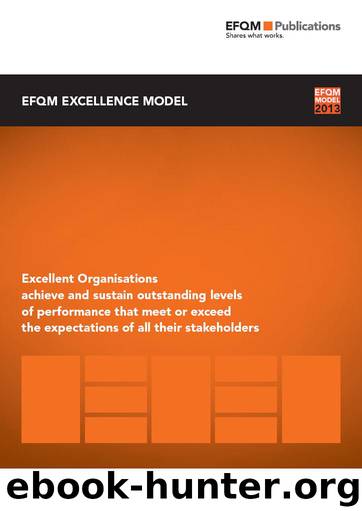 EFQM Excellence Model 2013 by EFQM