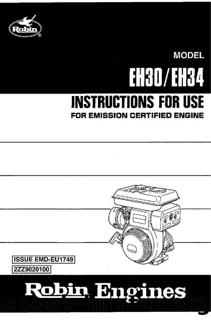EH30 Owners Manual by Unknown