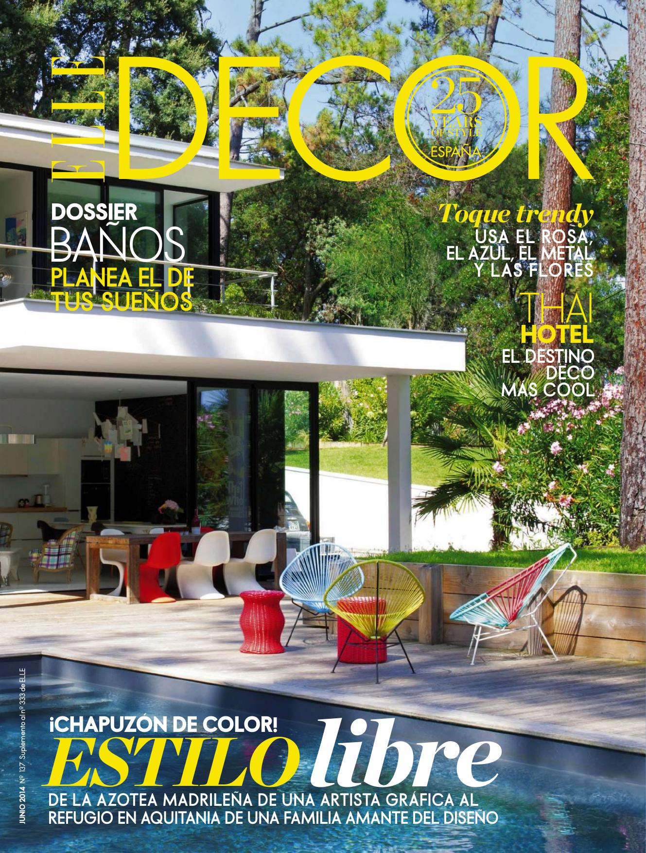 ELLE Decor Spain Magazine No.137, 2014 by Unknow