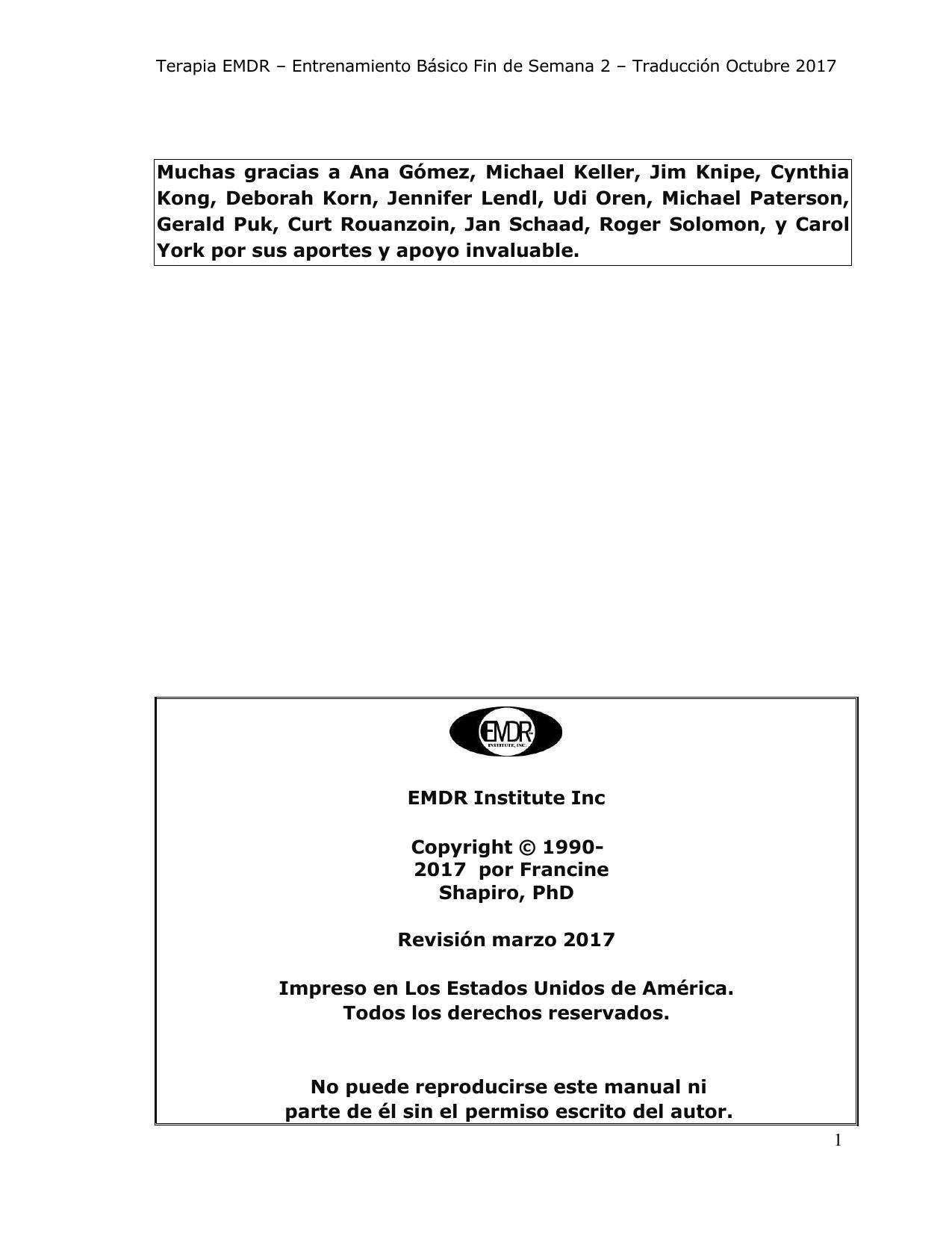 EMDR APPROACH TO PSYCHOTHERAPY by Gerald Puk1