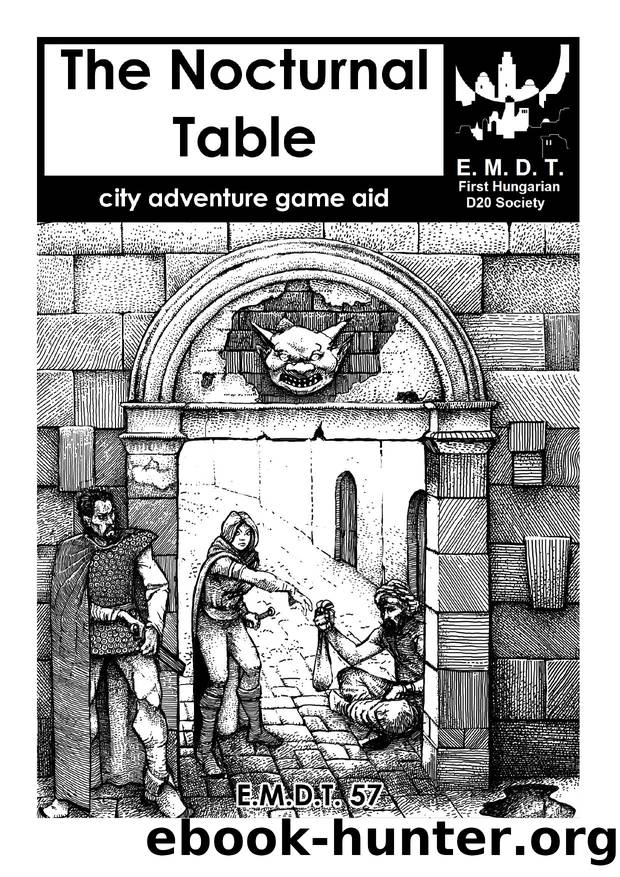 EMDT57 The Nocturnal Table (1e,OSRIC) by Unknown