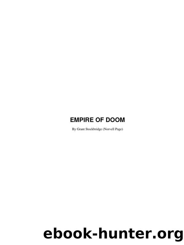 EMPIRE OF DOOM by By Grant Stockbridge (Norvell Page)