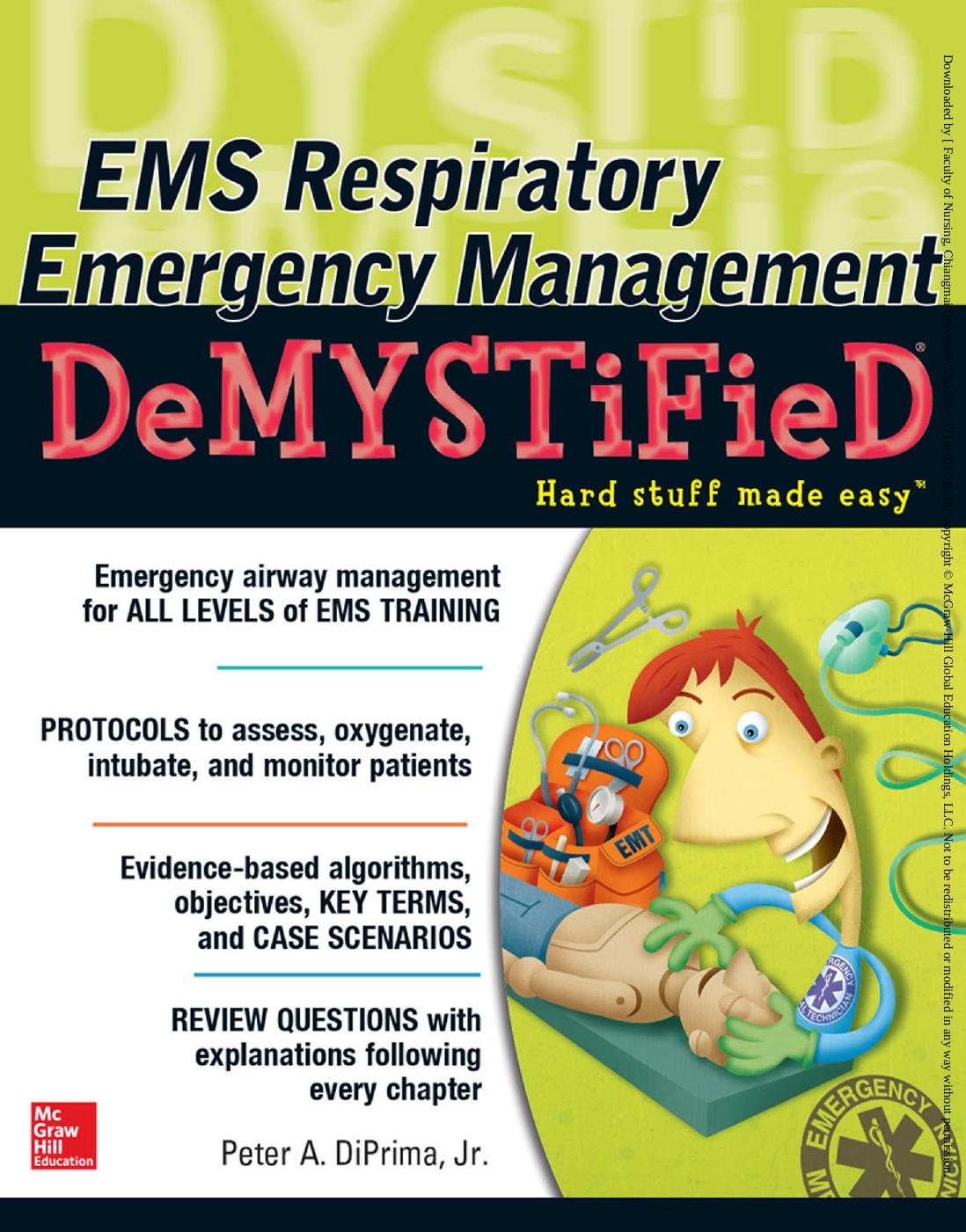 EMS respiratory emergency management demystified by DiPrima Peter A