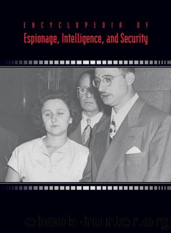 ENCYCLOPEDIA OF Espionage, Intelligence, and Security Volume 1 A-E by K. LEE LERNER AND BRENDA WILMOTH LERNER & EDITORS