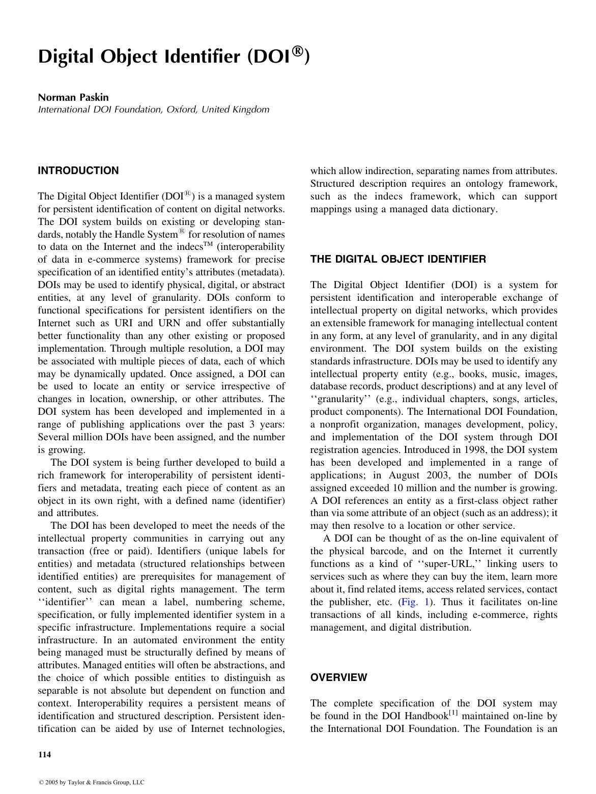 ENCYCLOPEDIA OF LIBRARY AND INFORMATION SCIENCE, SECOND EDITION by Norman Paskin